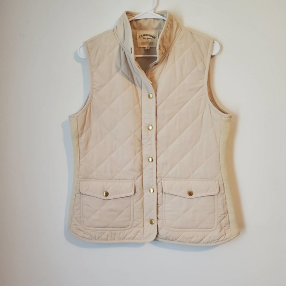 Cambridge Dry Goods Puff‎ Vest womens size Medium